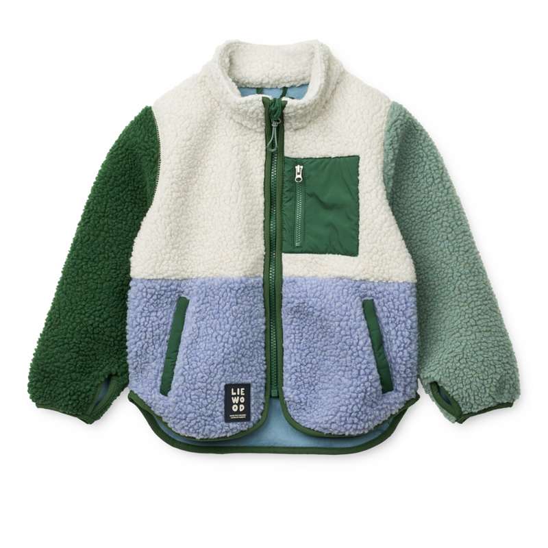 Liewood Nolan Fleecejacka - Dusty Lavender Multi Mix 