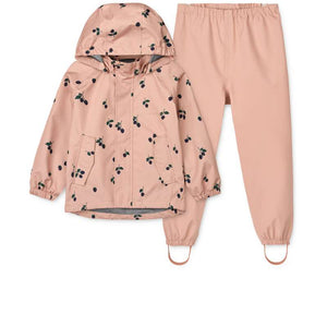 Liewood Pedia Regnklädeset - Berry/Pale Tuscany 