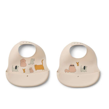 Liewood Ember Hagesmäk - 2-pack - Katter och Hundar/Sandy 