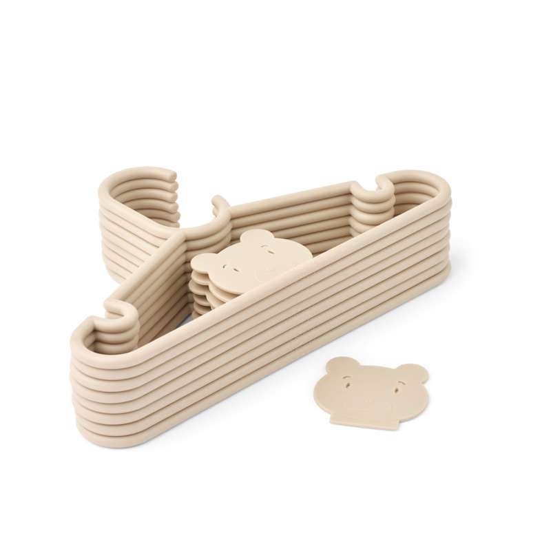 Liewood Falton Mr. Bear Hanger - 8-pack - Mr Bear/Sandy 