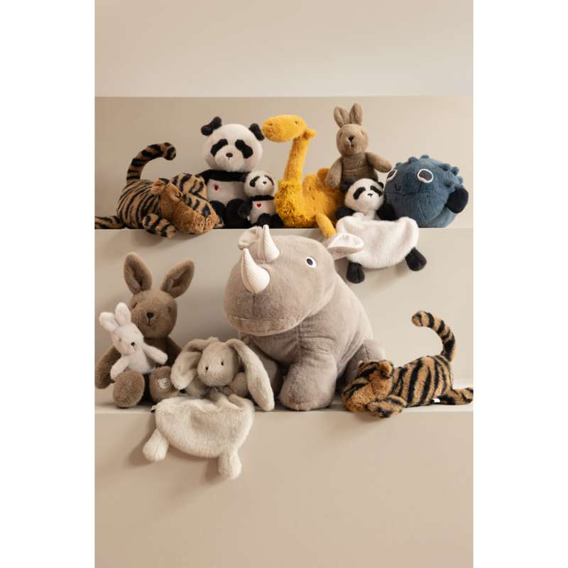 Liewood Berto Teddybjörn - Panda - Sandy/Mörkgrå 