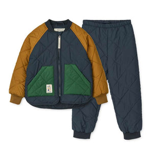 Liewood Zella Termokläder i Set - Classic Navy Multi Mix 