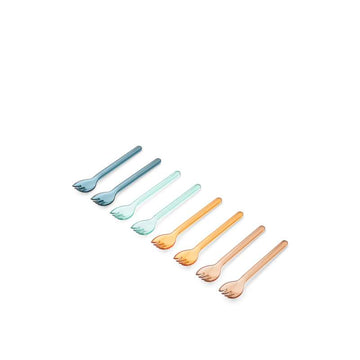 Liewood Alonso Tritan Gafflar - 8-pack - Indigo Multi Mix 