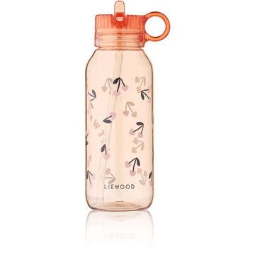 Liewood Yang Drikkedunk - Tritan m. Silikonöverdrag - 500ml - Cherry Heart/Rosey 