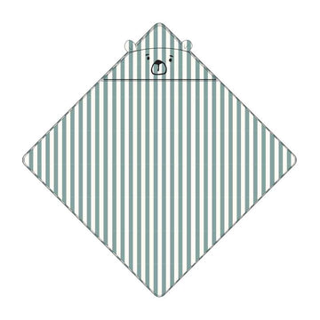 Liewood Albert Badhandduk m. Huva - Peppermint/Creme de la Creme 