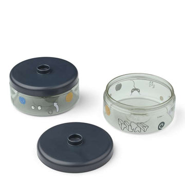 Liewood Dominique Madlådor - Tritan - 2-pack - 500 ml - Play/Dusty Peppermint 