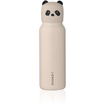 Liewood Falk Drickflaska - Rostfritt stål - 350ml - Panda - Sandy 