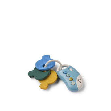 Liewood Vroom Bilnycklar - Beach Blue Multi Mix