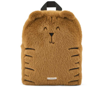 Liewood Denise Rygsäck - Plysch - Tiger - Golden Caramel 