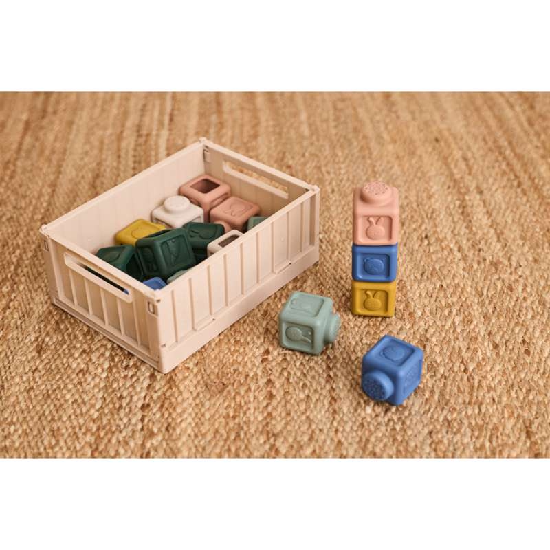 Liewood Veda Multifunktionella Byggklossar - 18-pack - Beach Blue Multi Mix