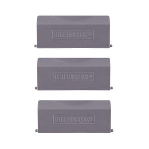 Little Lunch Box Co. Bento 3+ - 3 x Stängningsklappar - Grey
