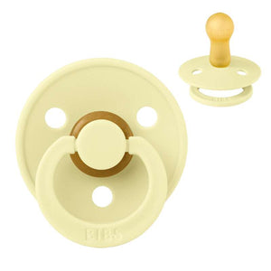 Bibs Rund Colour Napp - strl. 2 - naturgummi - Luna 