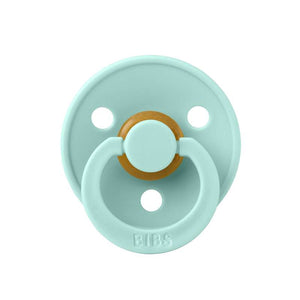 BIBS Colour Napp - Stl 2 - Naturgummi - Nordic Mint