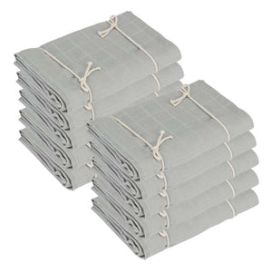 Naturebaby Ekologiska tygblöjor/Minisvamp - 10-pack - Blue Fox 