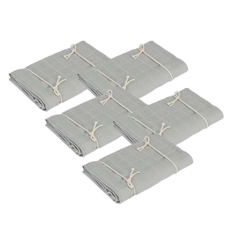 Naturebaby Ekologiska tygblöjor/Minisvamp - 5-pack - Blue Fox 