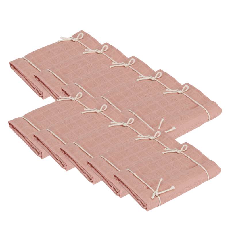 Naturebaby Ekologiska tygblöjor/Minisvamp - 10-pack - Rose Cloud 