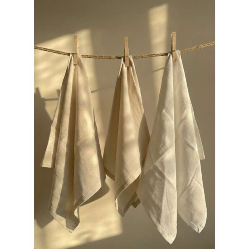 Naturebaby Ekologiska Stofblöjor/Minislinga - 5-pack - Sand 