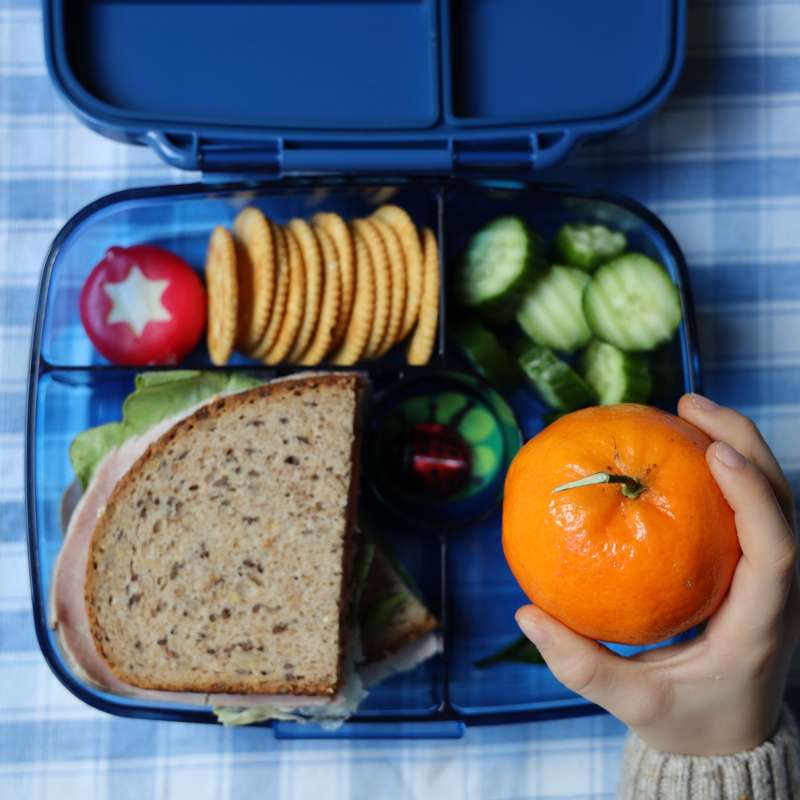 Yumbox Matlåda - Go - 5 rum - Oslo Blue 