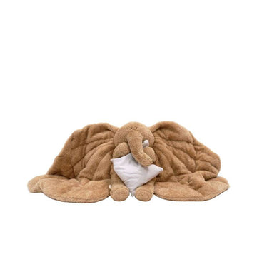 Hjälpa Tyngd Plysbjörn m. Hörlurskontakt - Magma01 - Brun 