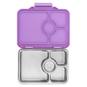 Yumbox Matlåda - Presto Rostfritt Stål - 4 fack - Lavendel Lila 