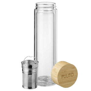 Pulito PureTeaMug Termoflaske i Glas - m. Tesi - 500ml