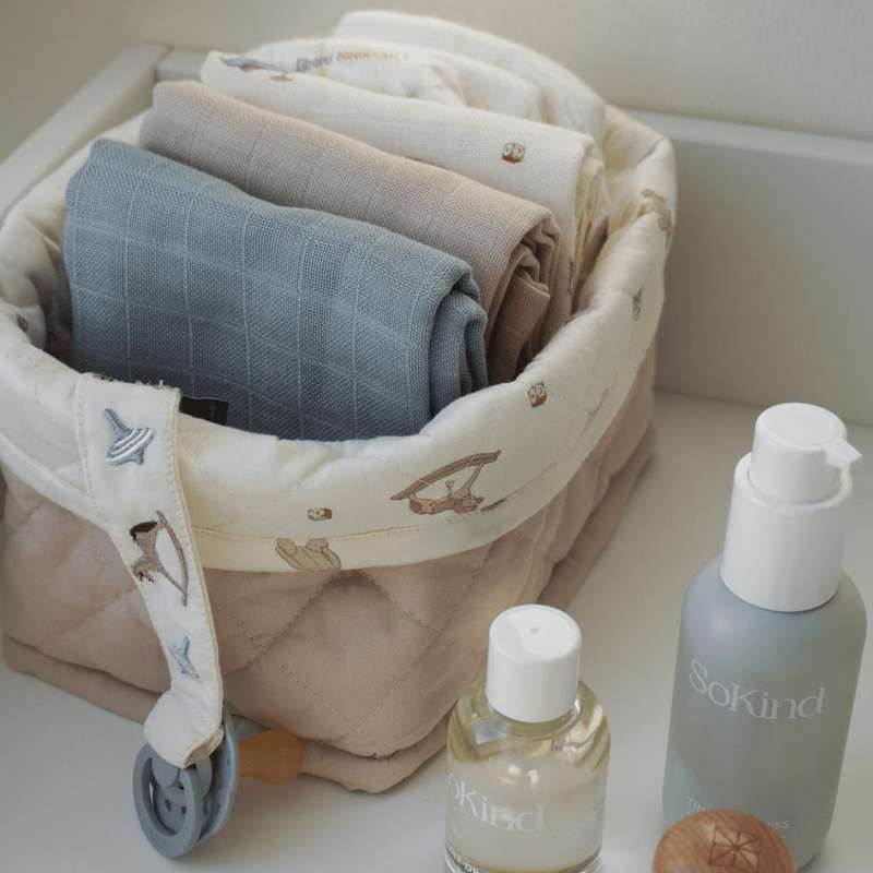 Cam Cam Copenhagen Quiltade Förvaringskorgar - 2 st. - OCS - Vintage Leksaker 