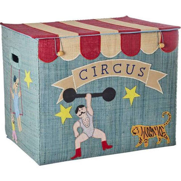 RICE Raffia Förvaringskorg - Cirkus 