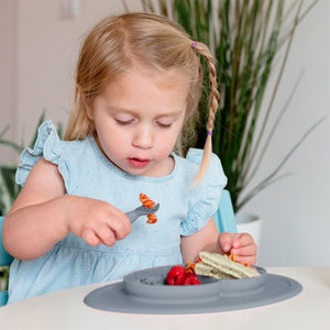 EZPZ Mini Foods Set - Matstart för Baby - Grå
