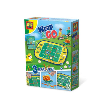 SES Creative Spel - 4 på rad och Stablespel i Resväska 