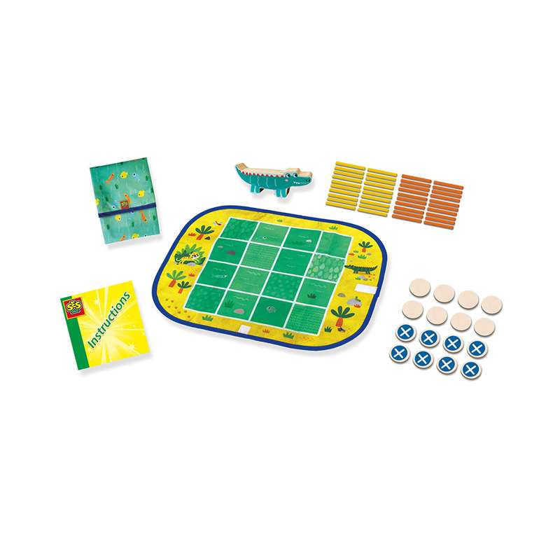 SES Creative Spel - 4 på rad och Stablespel i Resväska 