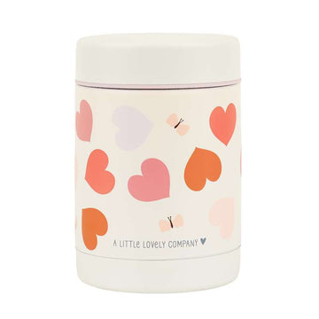 A Little Lovely Company Termos matbehållare - Hearts 