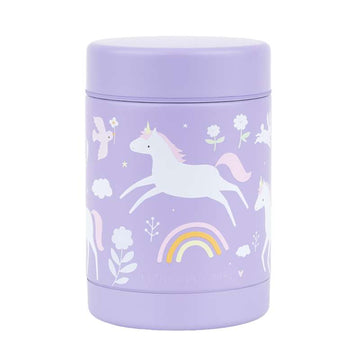 A Little Lovely Company Termomatbehållare - Unicorn Dreams 