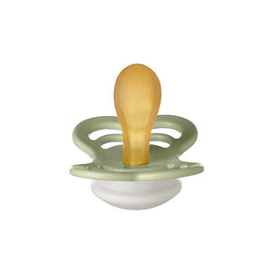 Bibs Supreme Napp - strl. 2 - naturgummi - GLOW - Salvia 