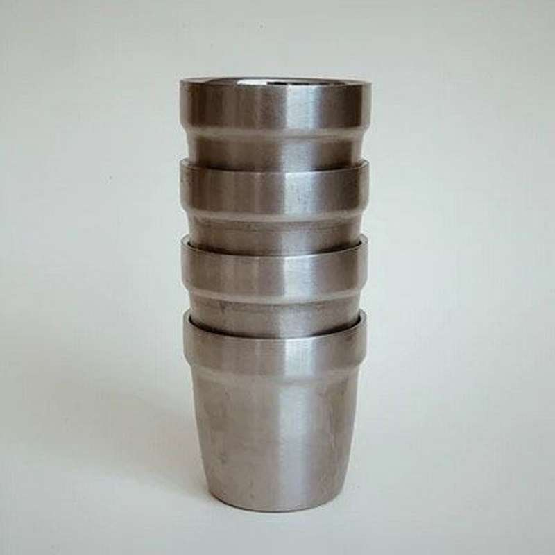 HAPS Nordic Drickskopp - Rostfritt Stål - 4-Pack - 200ml. 