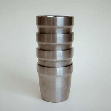 HAPS Nordic Drickskopp - Rostfritt Stål - 4-Pack - 200ml. 