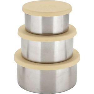 Haps Nordic Steel Trio Matbehållare - Stor - Sol Ljus 