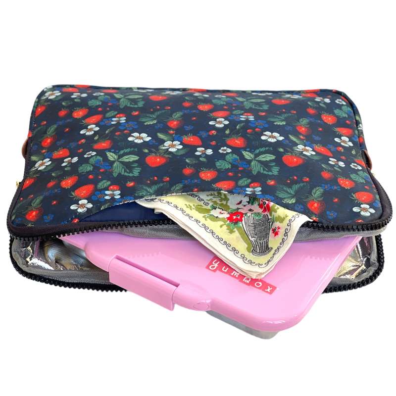 Yumbox Poche Isolerad Lunchlådeväska - Strawberry Fields