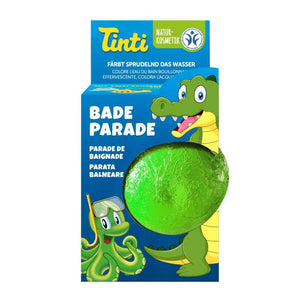 Tinti Badparad - Trollboll med Badsvamp (Grön)