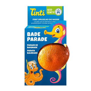 Tinti Badparad - Trollboll med Badsvamp (Orange)