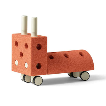 MODU Tiny Ride - Liten Gåbil - Bränd Orange/Dammig Grön 