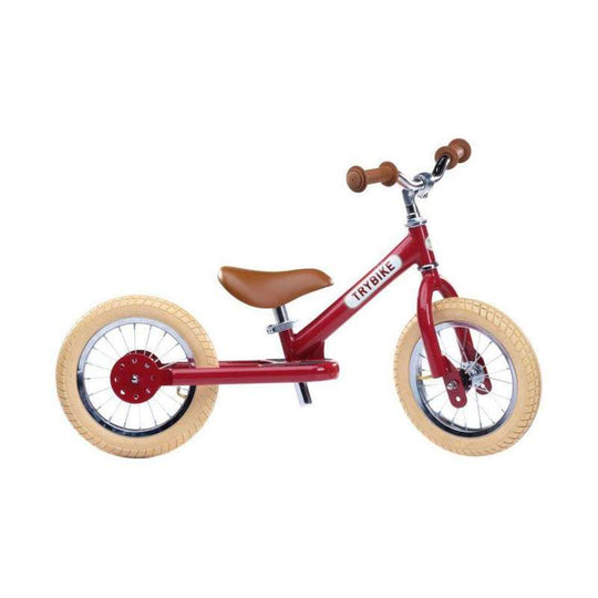 Trybike Löpcykel 2 hjul - Röd