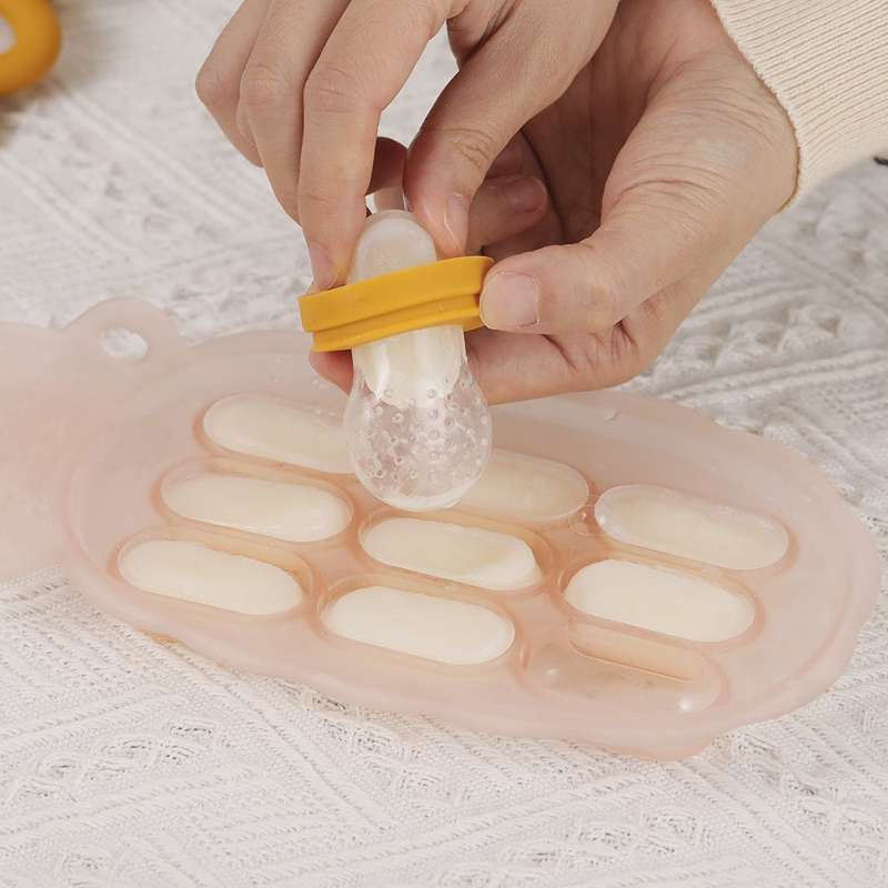 Haakaa Pineapple Frysbricka för Food Feeder Smaknapp - Blush