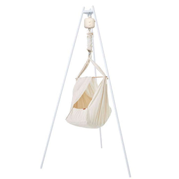 Hjälpa Bundle - Premium - Gungvagga m. Gungmotor och Vaggställ - Naturlig 