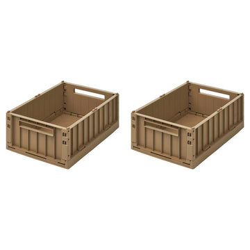 Liewood Weston Förvaringslåda - Medium - 2-pack - Havre 