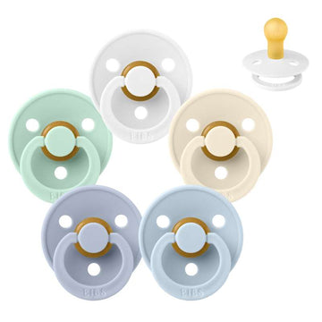 Bibs Rund Colour Napp - bundle - 5 st. - strl. 1 - Vintern kommer 