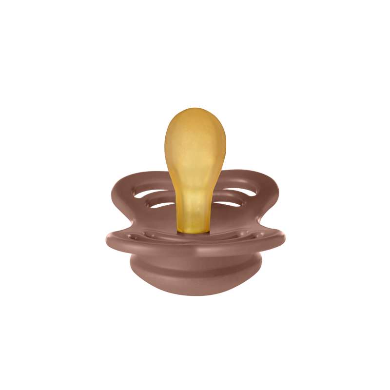 Bibs Supreme Napp - strl. 1 - naturgummi - Grävling 