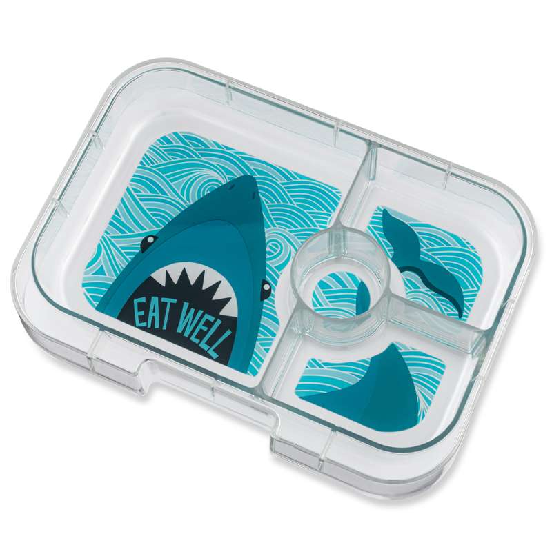 Yumbox Insatsbricka - Panino Tray - 4 fack - Shark 