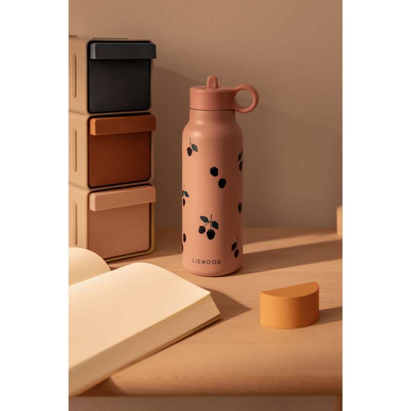 Liewood Falk Drickflaska - Rostfritt Stål - 350 ml. - Berry/Pale Tuscany 