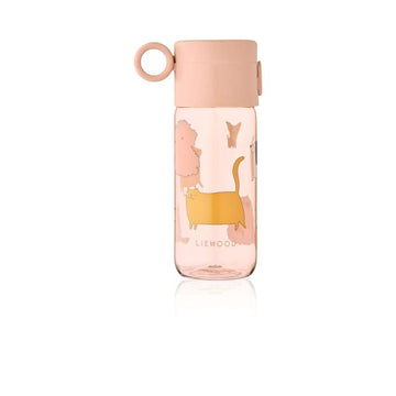 Liewood Clemence Tritan Drickflaska - 350ml - Katter och Hundar/Sandy 