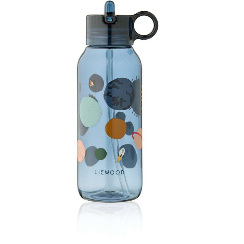 Liewood Yang Drickflaska - Tritan m. Silikonöverdrag - 500 ml. - Universe/Classic Navy 